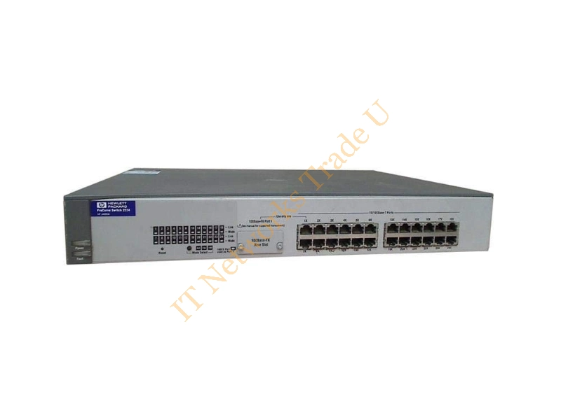 J4095A HP ProCurve 2224 24-Ports 24 x RJ-45 1 x Expansion Slots 10/100Base-TX Ethernet Network Switch
