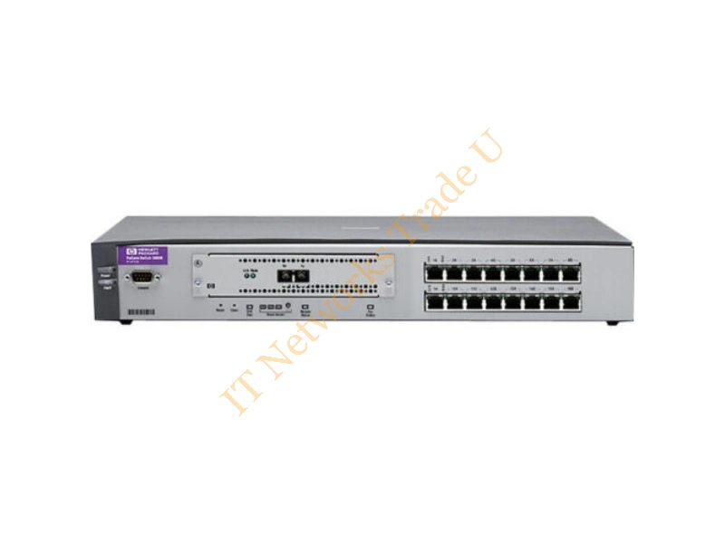 J4120A HP ProCurve 1600M 16 Ports 16 x RJ-45 1 x Expansion Slots 10/100Base-TX Manageable Ethernet Network Switch