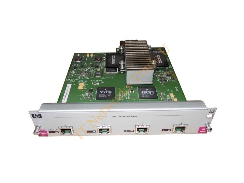 J4821-69101 HP ProCurve 5300xl 4-Ports Gigabit Ethernet 100/1000Base-T Switch Expansion Module Switch Module