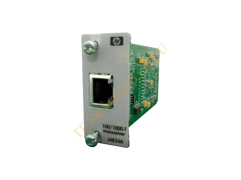 J4834AU HP ProCurve 1Gbps 100/1000Base-TX Copper Mode Twisted Pair 100m RJ-45 Connector GBIC Transceiver Module