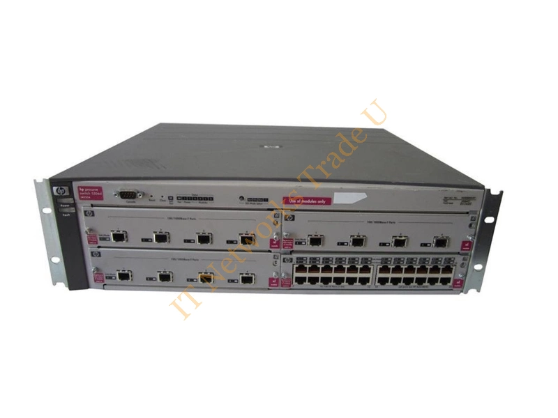J4850-61201 HP ProCurve Switch 5304XL 4-Slot Layer 43500 Chassis with Dual AC Power Network Switch