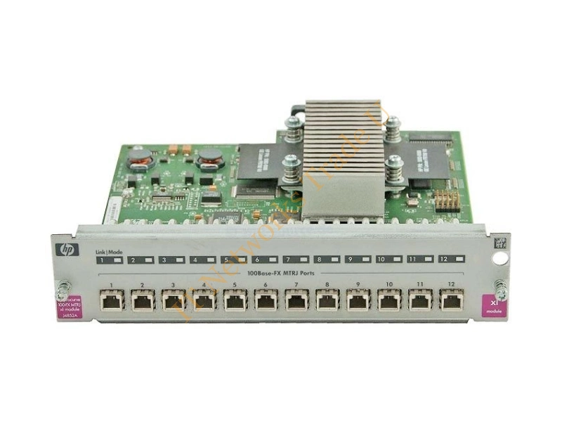 J4852A HP Procurve Switch 5372XL 12-Port Ethernet 100Base-FX IEEE 802.3U MTRJ Module Switch Module