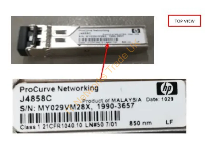 J4859-69201 HP ProCurve 1000Base-LX 1310nm SFP mini-GBIC Transceiver Module