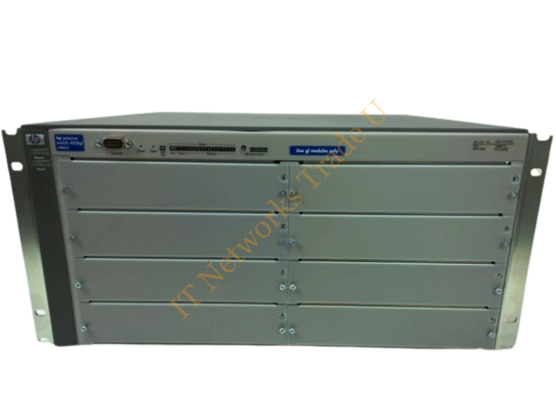 J4865-69301 HP ProCurve 4108GL Networking Ethernet Switch 8-Slot Chassis with 1 Power Supply Module Network Switch
