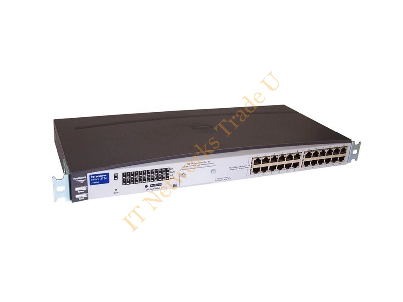 J4868-60001 HP ProCurve Switch 2124 Ethernet 24-Ports 10/100Base-TX Switch Module 1U