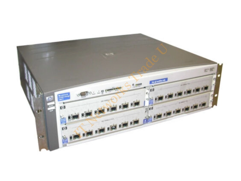 J4887A HP ProCurve Switch 4104GL 4 Open Module Slot Chassis with Power Supply Network Switch