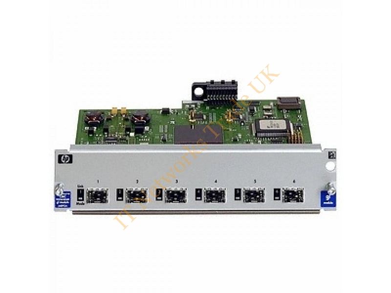 J4893A HP ProCurve GL 6 Port Mini GBIC Module Switch Module