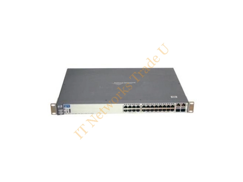 J4900-61501 HP ProCurve Switch 2626 24-Port x 10Base-T 100Base-TX + 2x10/100/1000Base-T/SFP 1U Rack-Mountable Stackable Network Switch