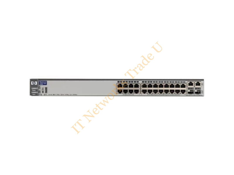 J4900C HP ProCurve Switch 2626 24-Port x 10Base-T 100Base-TX + 2x10/100/1000Base-T/SFP 1U Rack-Mountable Stackable Network Switch