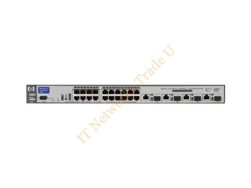 J4903A HP ProCurve 2824 24-Ports 24 x 10/100/1000 + 4 x SFP 120-230V AC Managed Gigabit Ethernet Network Switch