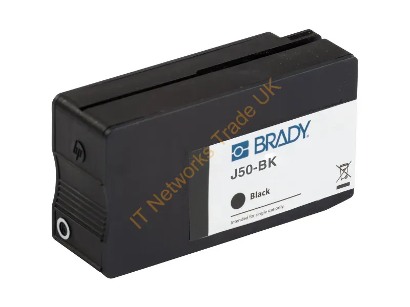 J50-BK - Brady J50-Bk Ink Cartridge Black