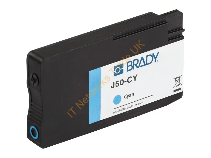 J50-CY - Brady J50-Cy Ink Cartridge Cyan
