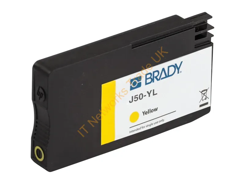 J50-YL - Brady J50-Yl Ink Cartridge Yellow