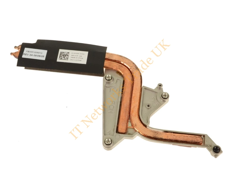 J754F Dell CPU Heatsink for Precision M6400