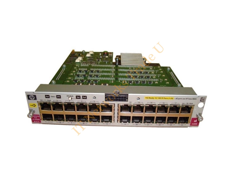 J8161-61001 HP ProCurve 5300XL Power Injector (Plug-in Module) 24-Ports 10/100Base-TX PoE Switch Module