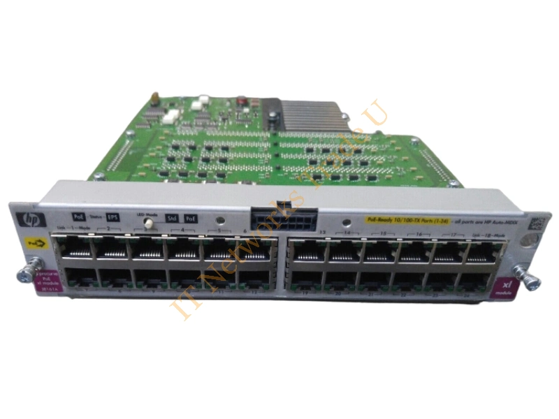 J8161-69101 HP ProCurve 5300XL Power Injector (Plug-in Module) 24-Ports 10/100Base-TX PoE Switch Module