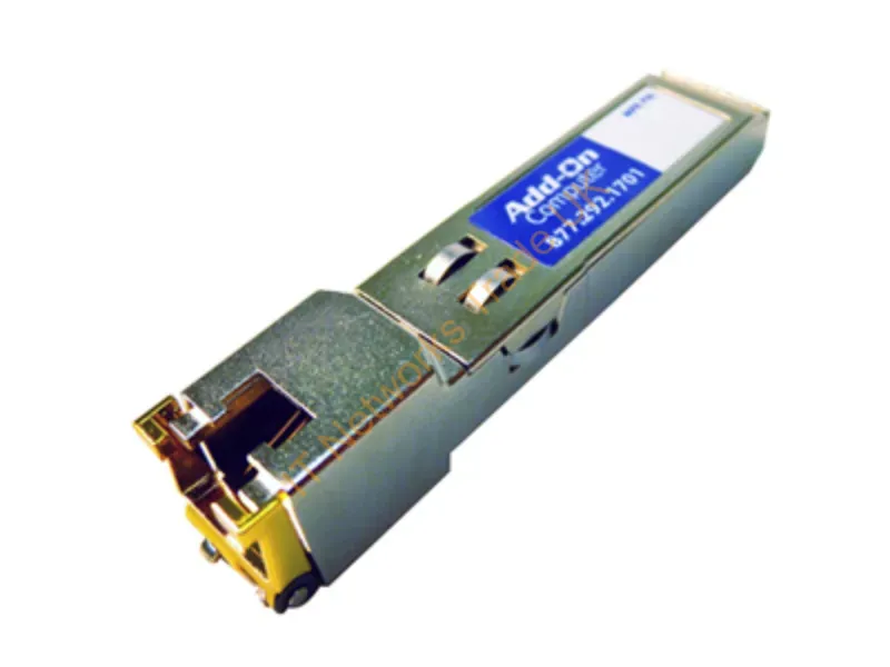 J8177C-AOT AddOn 1Gbps 1000Base-T Copper 100m RJ-45 Connector SFP (mini-GBIC) Transceiver Module