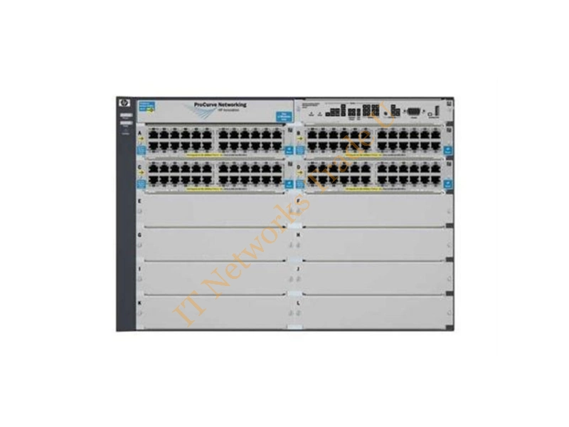 J8700A HP ProCurve 5412zl-96G 96-Ports Intelligent Edge Layer-3 7U Rack-mountable Gigabit Ethernet Network Switch