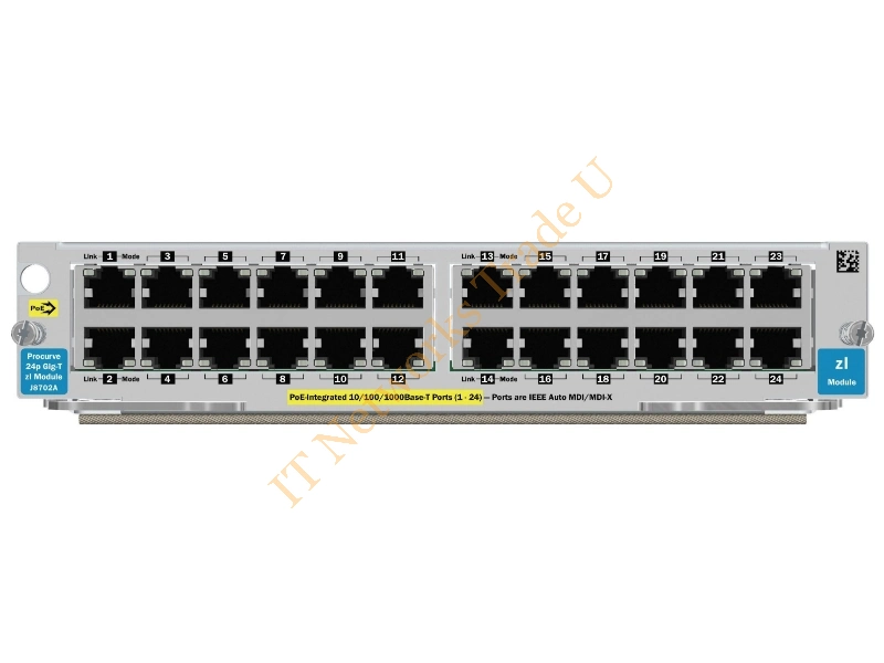 J8702-69001 HP ProCurve 5400zl 24-Ports 10/100/1000 PoE Integrated Switch Expansion Module Switch Module
