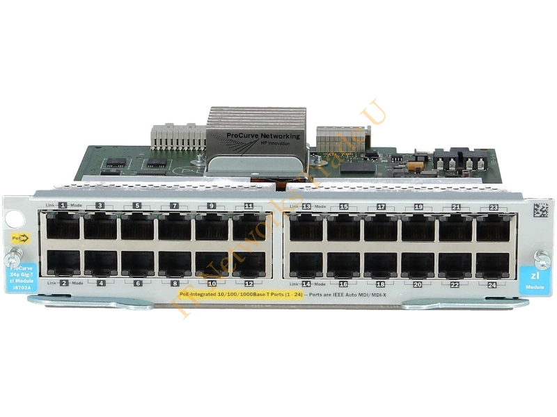 J8702A-01 HP ProCurve 5400zl 24-Ports 10/100/1000 PoE Integrated Switch Expansion Module Switch Module
