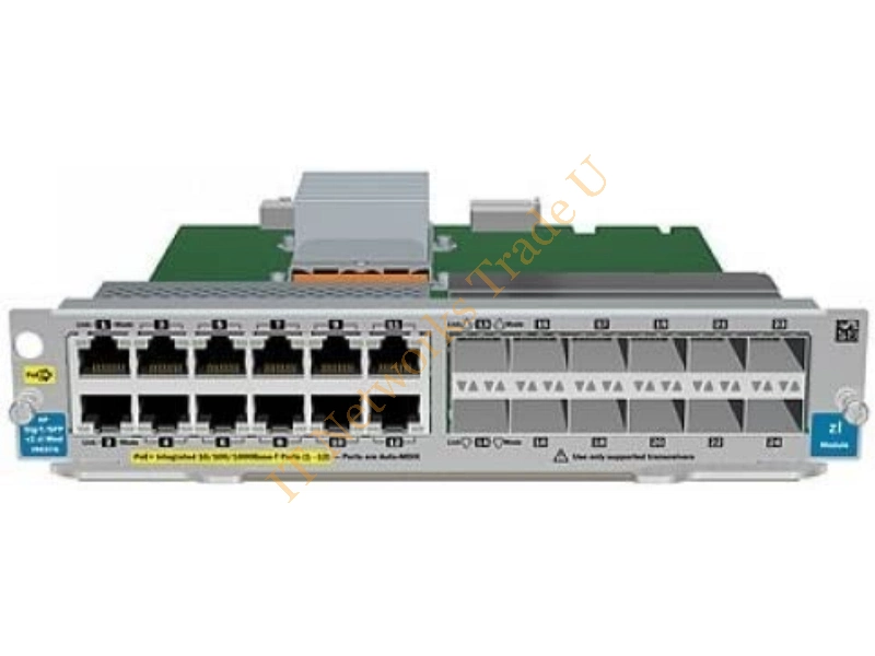 J8705-61201 HP 12-Port 10/100/1000Base-T Gigabit Ethernet Expansion module Switch Module