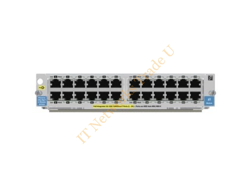 J8706-61001 HP ProCurve 5400zl 24-Ports 10/100/1000Base-T Integrated PoE (mini-GBIC) Expansion Module Switch Module