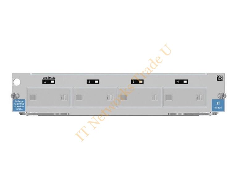 J8707A#ABB HP ProCurve 5400zl 4-Port 10-Gbase-X2 XFP Local Connection Module (LCM) Switch Expansion Module Switch Module