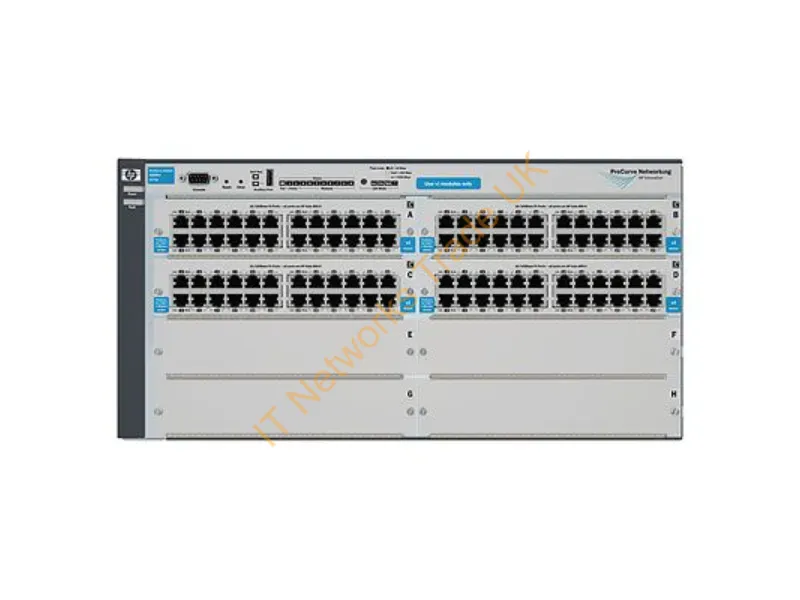 J8775B HP ProCurve 4208VL-96 96-Ports with 8-Slots Managed Stackable Gigabit Ethernet 1000Base-T Switch Chassis Network Switch