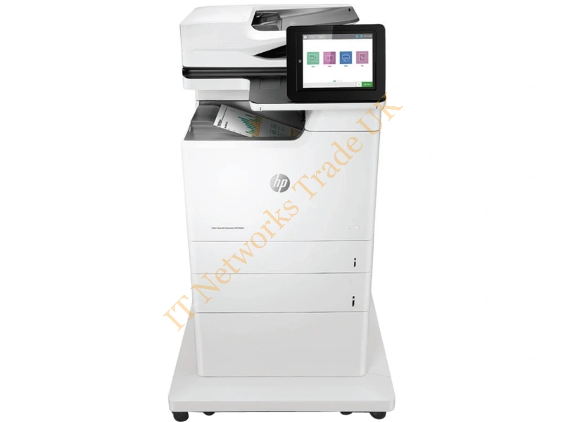J8A13A HP LaserJet M681z 120V 8-Inch Flatbed Scanner 600-dpi Laser Multifunction Printer