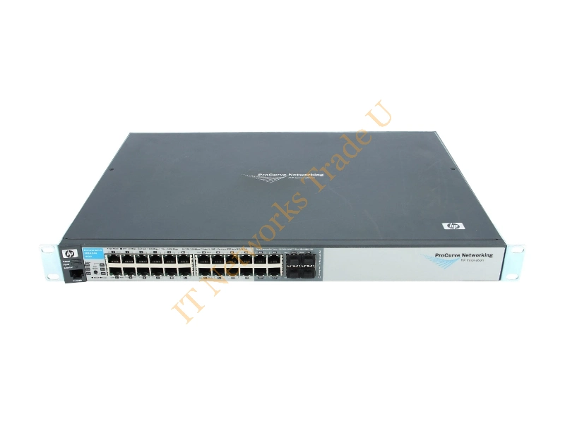 J9021A#ACD HP Procurve E2810-24G 24-Ports 24 x 10/100/1000Base-T LAN 4 x SFP (mini-GBIC) Stackable Managed Ethernet Network Switch