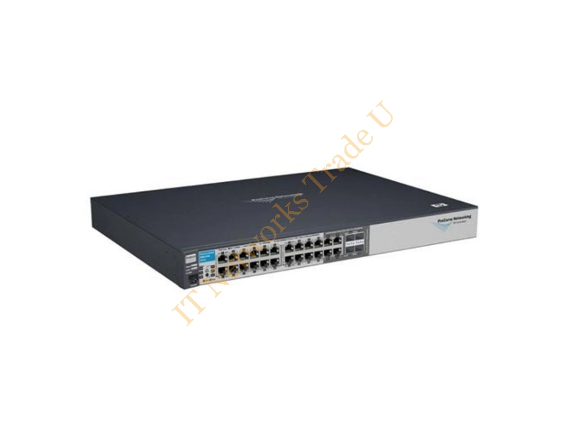 J9021ANOB HP Procurve E2810-24G Stackable Managed Ethernet Switch 24-Ports 24 x 10/100/1000Base-T LAN 4 x SFP (mini-GBIC) Network Switch