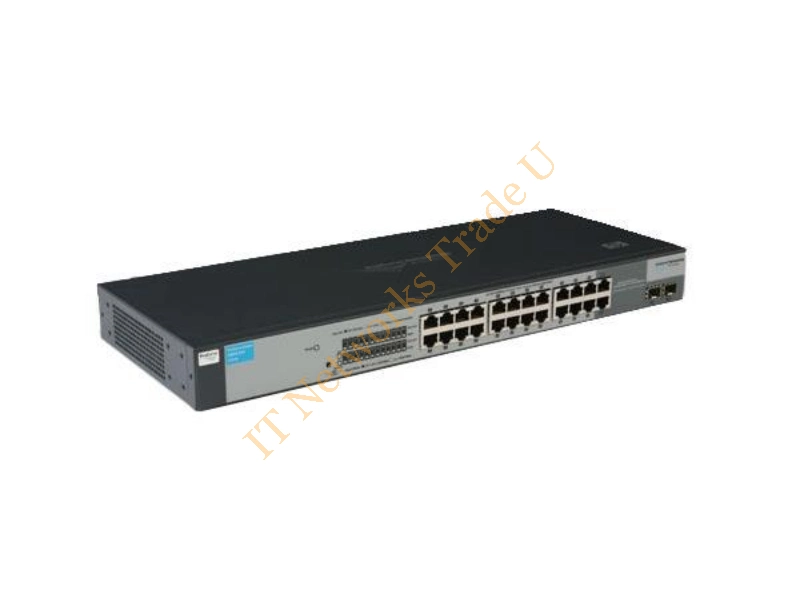 J9028-60101 HP ProCurve 1800-24G 24-Ports 24 x 10/100/1000Base-T LAN 2 x SFP (Mini-GBIC) Managed Ethernet Network Switch