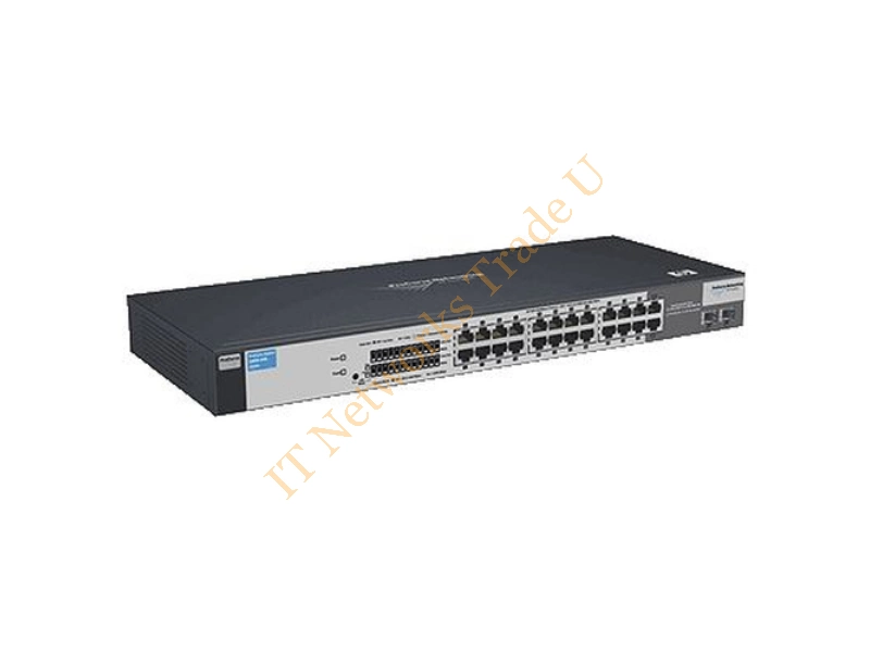J9028-69101 HP ProCurve 1800-24G 24-Ports 24 x 10/100/1000Base-T LAN 2 x SFP (Mini-GBIC) Managed Ethernet Network Switch