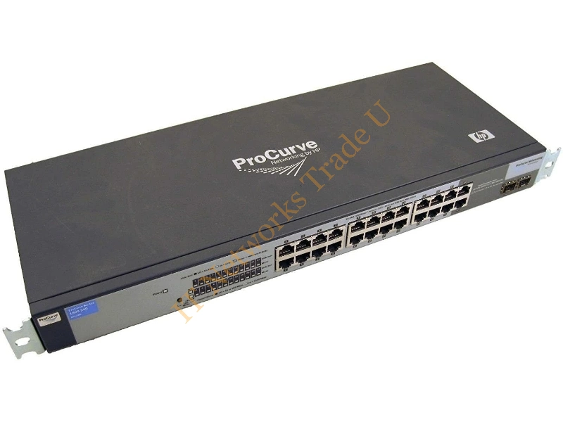 J9028B#ABA HP ProCurve 1800-24G 24-Ports 24 x 10/100/1000Base-T LAN 2 x SFP (Mini-GBIC) Managed Ethernet Network Switch