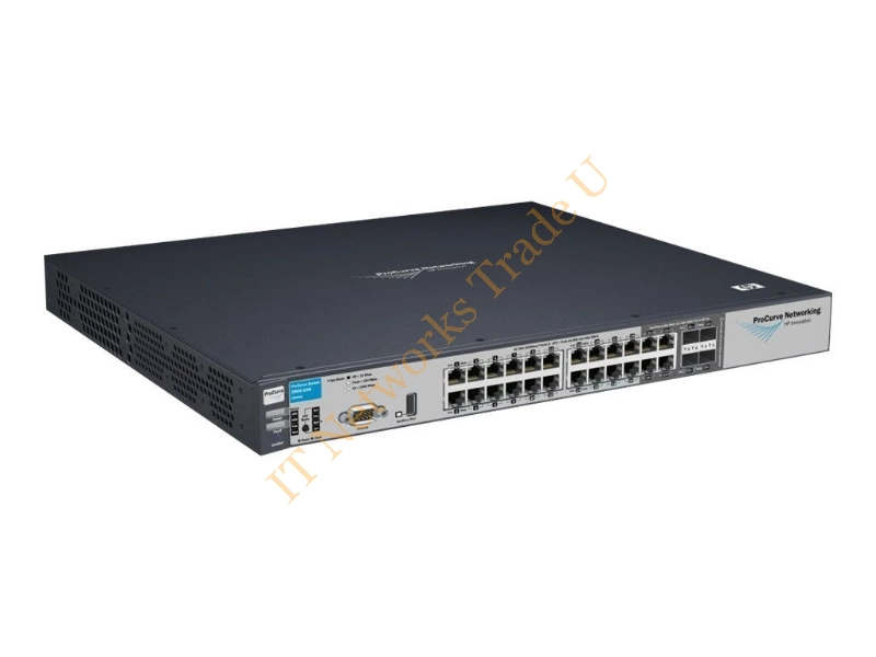 J9049-69001 HP Procurve 2900-24G Stackable Managed Layer-3 24-Ports 24 x 10/100/1000Base-T LAN 4 x SFP (Mini-GBIC) Ethernet Network Switch