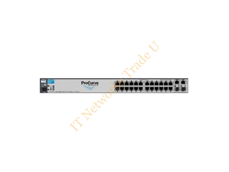 J9085A-NOB HP ProCurve E2610-24 24-Ports + 2 x SFP (mini-GBIC) Multi Layer Stackable Managed Fast Ethernet Network Switch