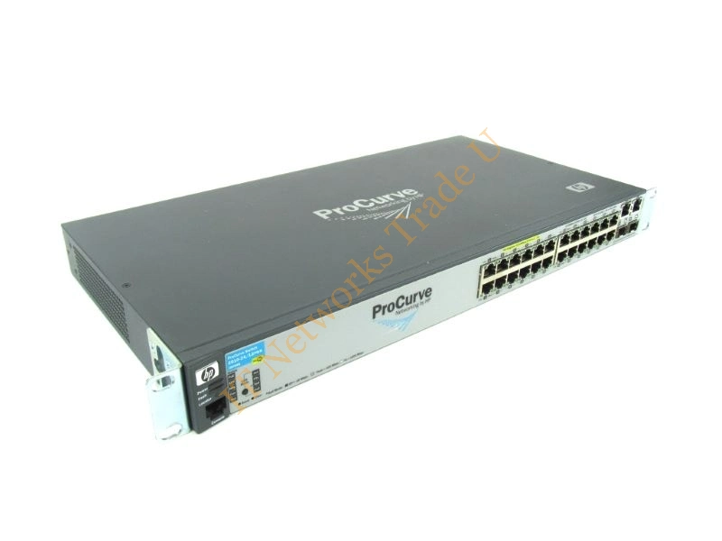 J9086-61101 HP ProCurve E2610-24-PPoE 24-Ports 10/100Base-TX with 2 x SFP (mini-GBIC) Managed Stackable Fast Ethernet Network Switch