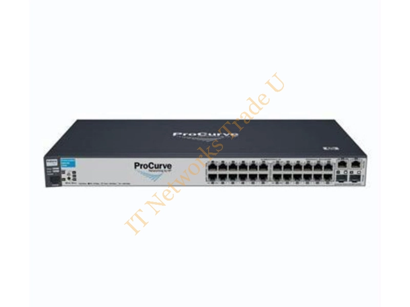 J9086A#ABA HP ProCurve E2610-24-PPoE 24-Ports 10/100Base-TX with 2 x SFP (mini-GBIC) Managed Stackable Fast Ethernet Network Switch