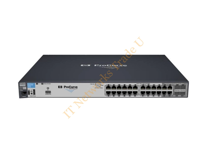 J9145-61101 HP Procurve E2910al-24G 24-Ports + 4 x SFP (mini-GBIC) Stackable Managed Gigabit Ethernet Network Switch