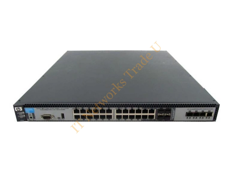 J9264-61001 HP 6600-24G 24-Port x10/100/1000Base-T + 4 x Shared SFP + 4 x SFP+ L-4 Gigabit Ethernet Network Switch