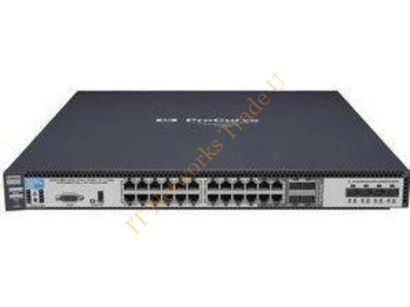 J9264-69001 HP 6600-24G 24-Port x10/100/1000Base-T + 4 x Shared SFP + 4 x SFP+ L-4 Gigabit Ethernet Network Switch