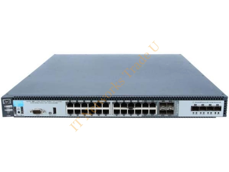 J9264-69101 HP 6600-24G 24-Port x10/100/1000Base-T + 4 x Shared SFP + 4 x SFP+ L-4 Gigabit Ethernet Network Switch