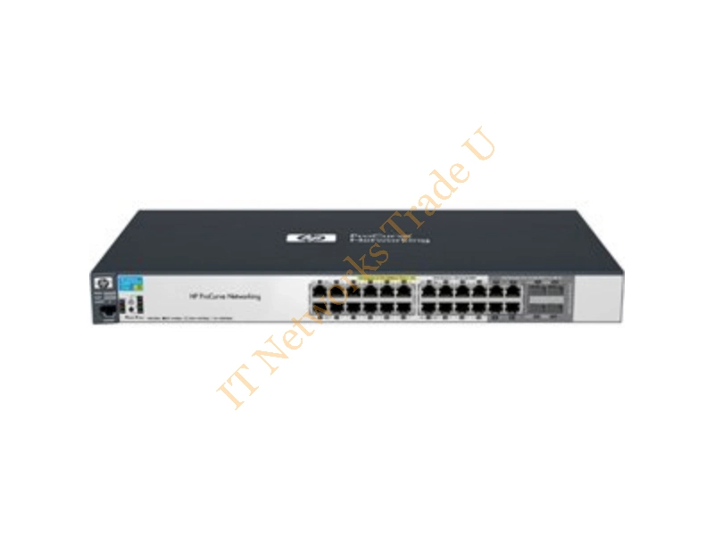 J9299A#ABA HP ProCurve E2520-24G-PoE 20-Ports 20 x 10/100/1000Base-T + 4 x SFP (mini-GBIC) Shared 4 x 10/100/1000Base-T Ethernet Network Switch