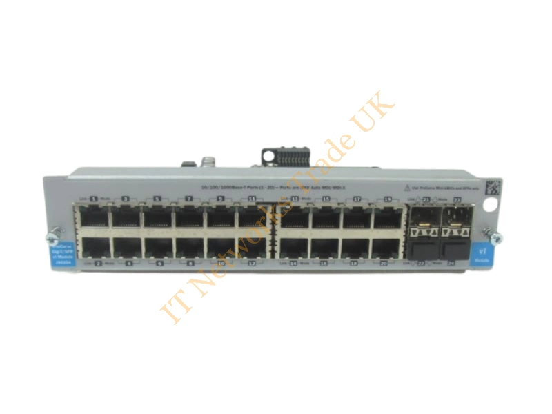J9308-69001 HP ProCurve 20-Ports Gigabit Switching Module 20 x 10/100/1000Base-T 4 x SFP (mini-GBIC) Switch Module