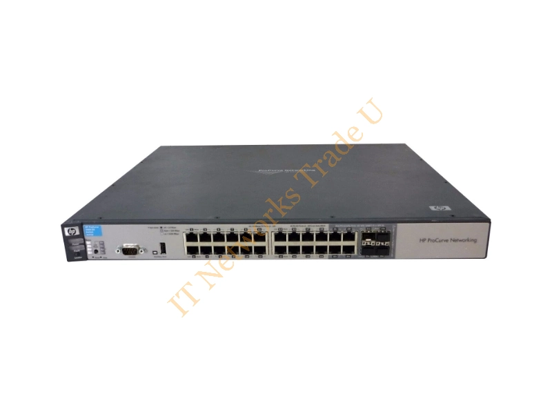 J9470-69001 HP ProCurve 3500-24 24-Ports 4 x SFP (mini-GBIC) Shared 20 x 10/100Base-TX LAN 4 x 10/100/1000Base-T LAN Network Switch