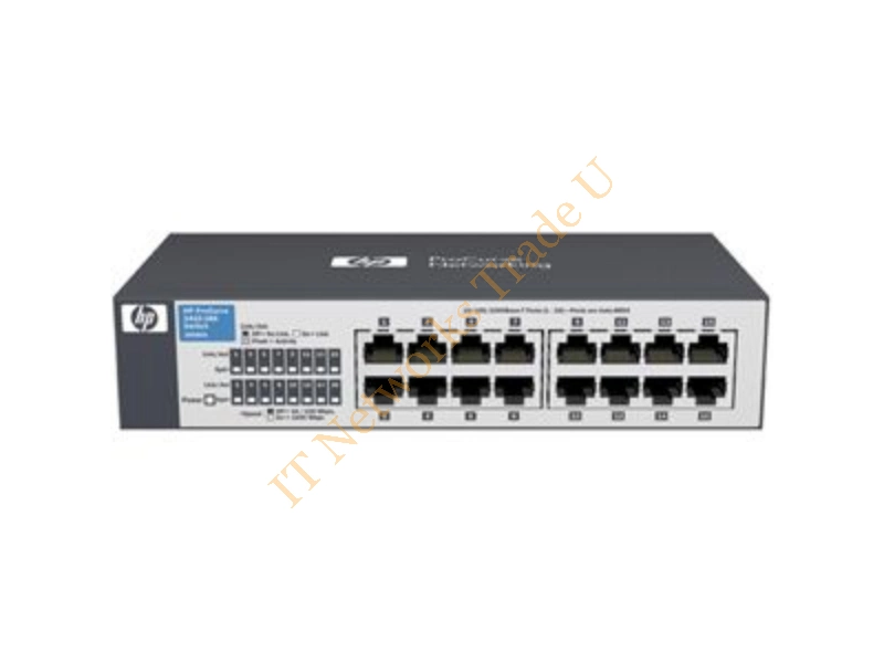 J9560-61001 HP ProCurve 1410-16G 16 Ports 16 x RJ-45 10/100/1000Base-T Ethernet Network Switch