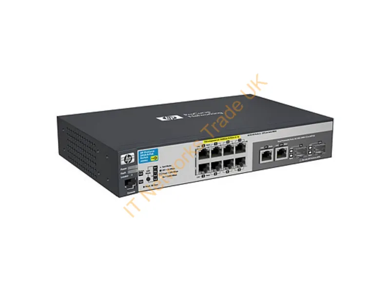 J9565A HP ProCurve 2615-8-PoE 8-Ports 10/100Base-T with 2 Combo Gigabit SFP Ports & 2 Ethernet Ports Managed Fast Ethernet Network Switch