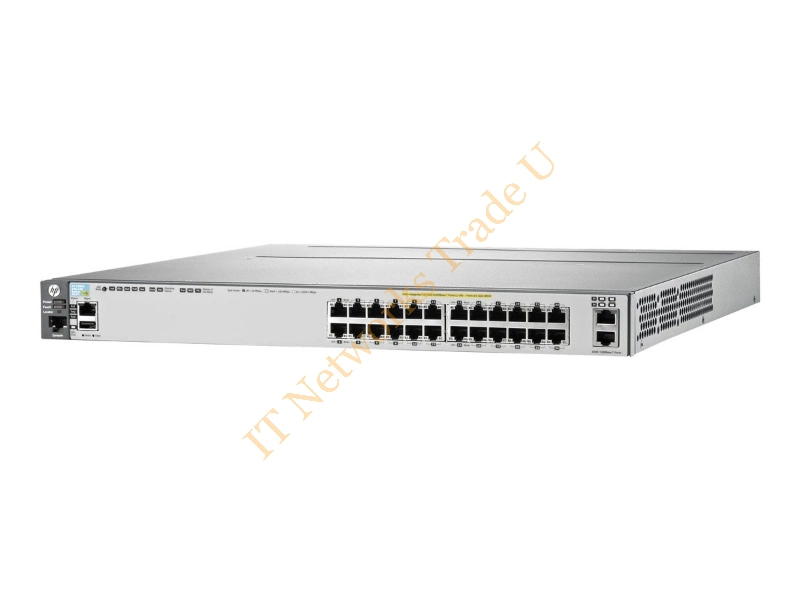 J9587-61101 HP Aruba 3800-24g-Poe+-2xg 24-Ports Layer 4 Managed Stackable Network Switch