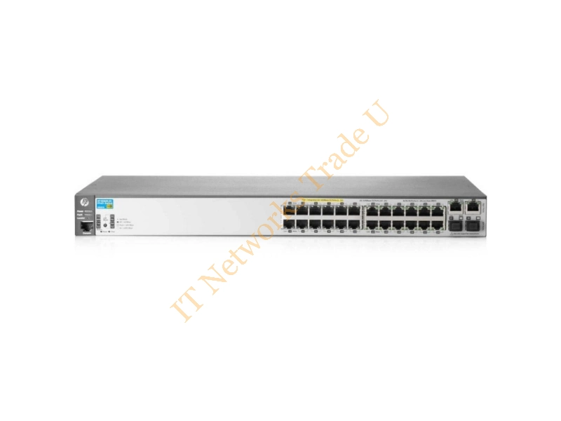 J9625A HP 2620-24-PoE+ 24-Ports 10/100(PoE) with 2 Ethernet Ports & 2 SFP Ports Rack-Mountable Fast Ethernet Network Switch