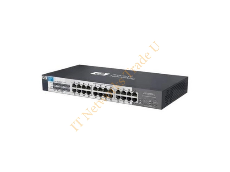 J9663A#ABA HP ProCurve 1410-24 24-Ports 24 xRJ-45 10/1000Base-T Fast Ethernet Layer-3 Unmanaged Rack-Mountable Network Switch